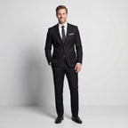 Damian | Men's Structured Wool-Blend Suit – Elegant Two-Piece Set | My Sweet Wardrobe