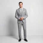 Damian | Men's Structured Wool-Blend Suit – Elegant Two-Piece Set | My Sweet Wardrobe
