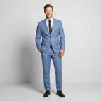 Damian | Men's Structured Wool-Blend Suit – Elegant Two-Piece Set | My Sweet Wardrobe