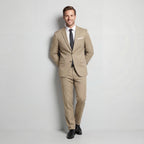 Damian | Men's Structured Wool-Blend Suit – Elegant Two-Piece Set | My Sweet Wardrobe