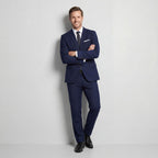 Damian | Men's Structured Wool-Blend Suit – Elegant Two-Piece Set | My Sweet Wardrobe