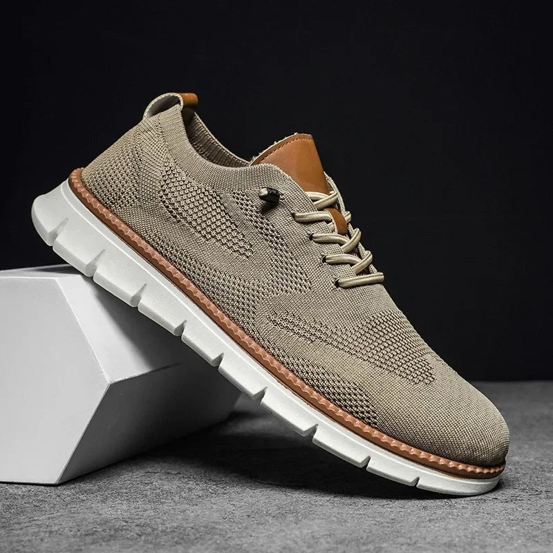 Darren | Men's Handcrafted Leather Walking Shoes, Breathable Comfort Shoes | My Sweet Wardrobe