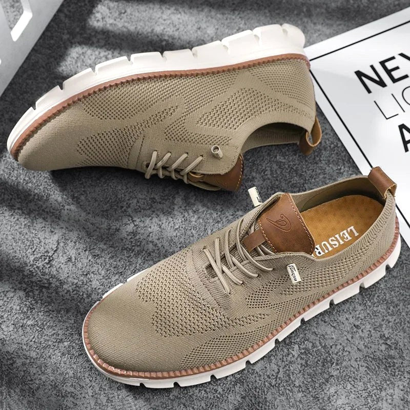 Darren | Men's Handcrafted Leather Walking Shoes, Breathable Comfort Shoes | My Sweet Wardrobe