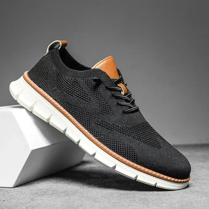 Darren | Men's Handcrafted Leather Walking Shoes, Breathable Comfort Shoes | My Sweet Wardrobe