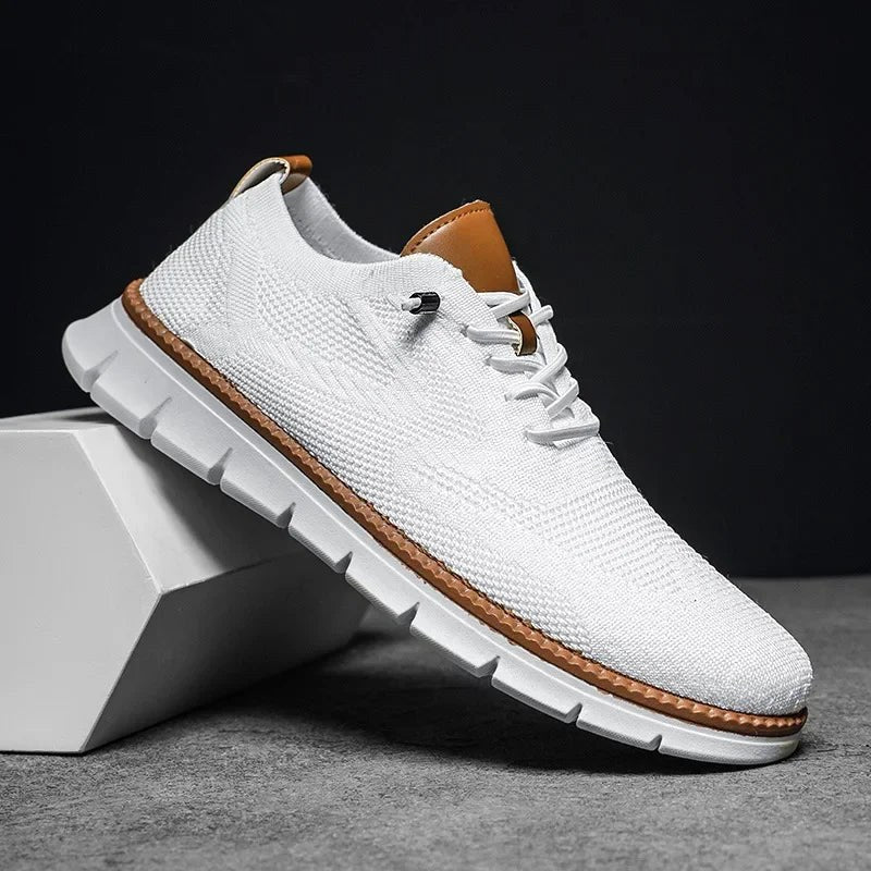 Darren | Men's Handcrafted Leather Walking Shoes, Breathable Comfort Shoes | My Sweet Wardrobe