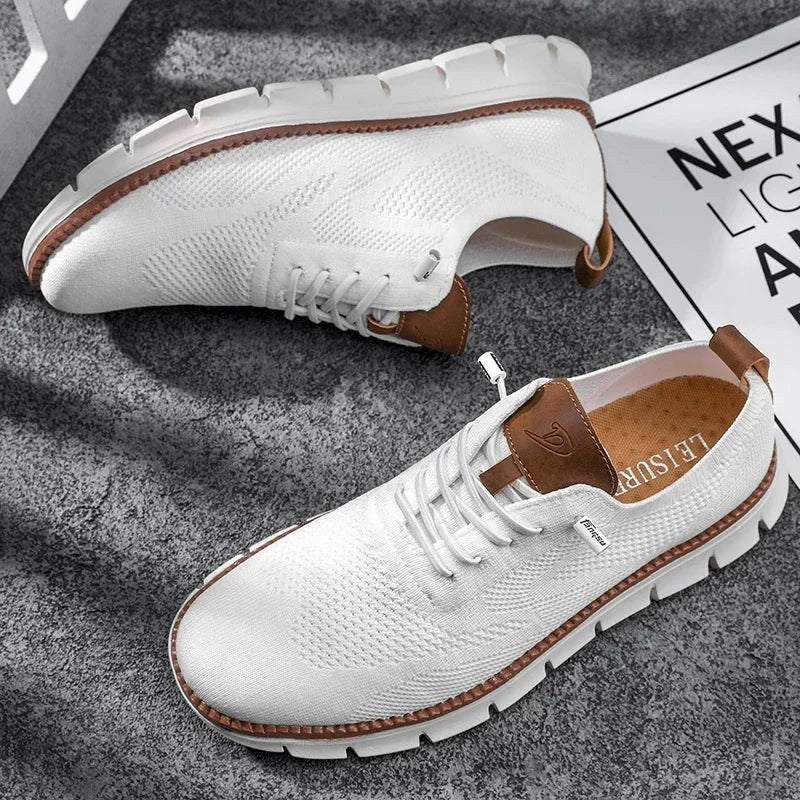 Darren | Men's Handcrafted Leather Walking Shoes, Breathable Comfort Shoes | My Sweet Wardrobe