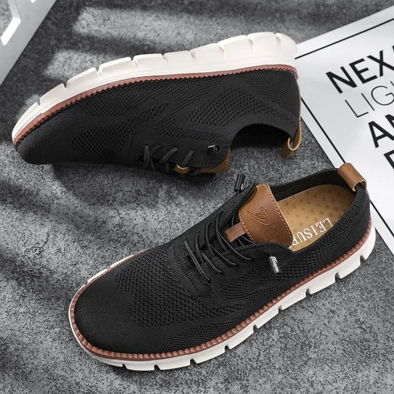 Darren | Men's Handcrafted Leather Walking Shoes, Breathable Comfort Shoes | My Sweet Wardrobe