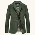 Dawson | Men's Lightweight Water-Resistant Jacket, Tailored Blazer Jacket | My Sweet Wardrobe | Army Green