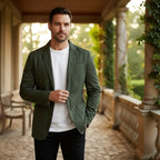 Dawson | Men's Lightweight Water-Resistant Jacket, Tailored Blazer Jacket | My Sweet Wardrobe