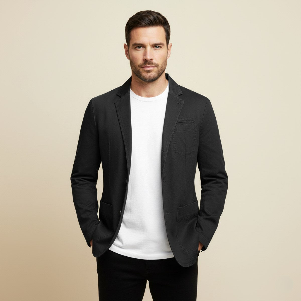 Dawson | Men's Lightweight Water-Resistant Jacket, Tailored Blazer Jacket | My Sweet Wardrobe