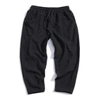 Declan | Men's Cropped Trousers with Drawstring Waist, Relaxed-Fit Casual Trousers | My Sweet Wardrobe