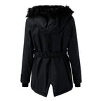 Delaney | Women's Hooded Parka Coat, Full-Length Winter Coat | Dressific