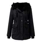 Delaney | Women's Hooded Parka Coat, Full-Length Winter Coat | Dressific