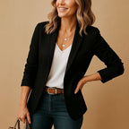 Delphine | Women's Fitted One-Button Blazer, Tailored Jacket | My Sweet Wardrobe