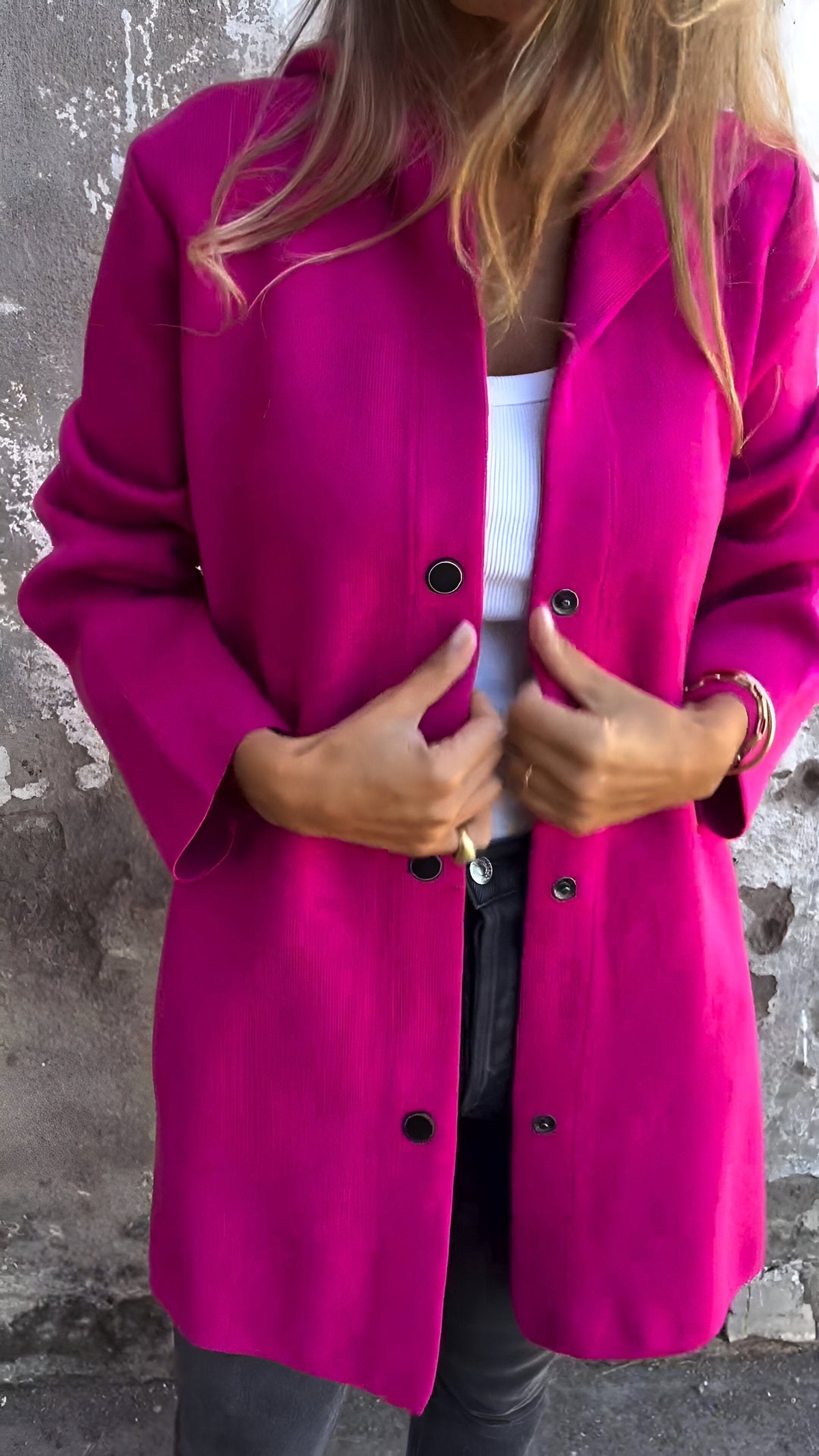 Denise | Women's Hooded Cotton-Blend Jacket, Relaxed Transitional Jacket | My Sweet Wardrobe