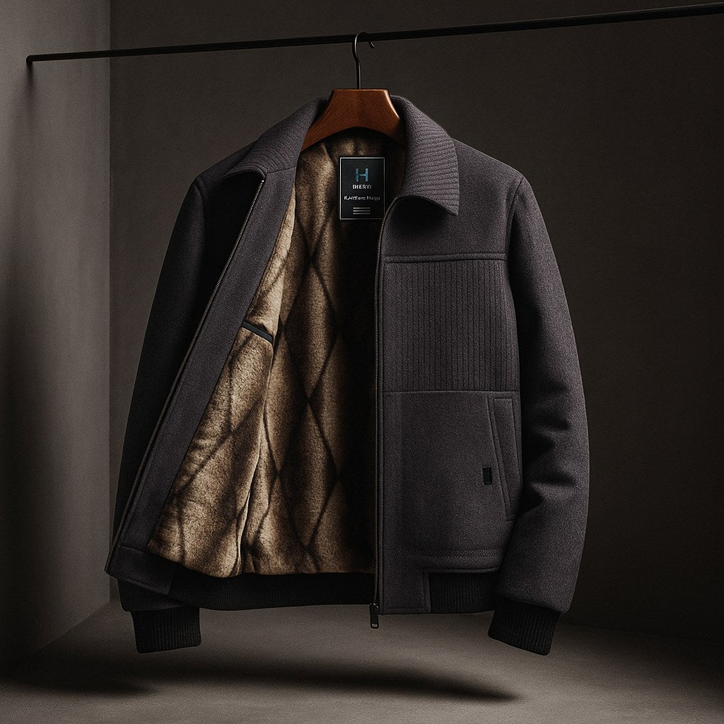 Derek | Men's Fleece Jacket, Lightweight Everyday Jacket | My Sweet Wardrobe