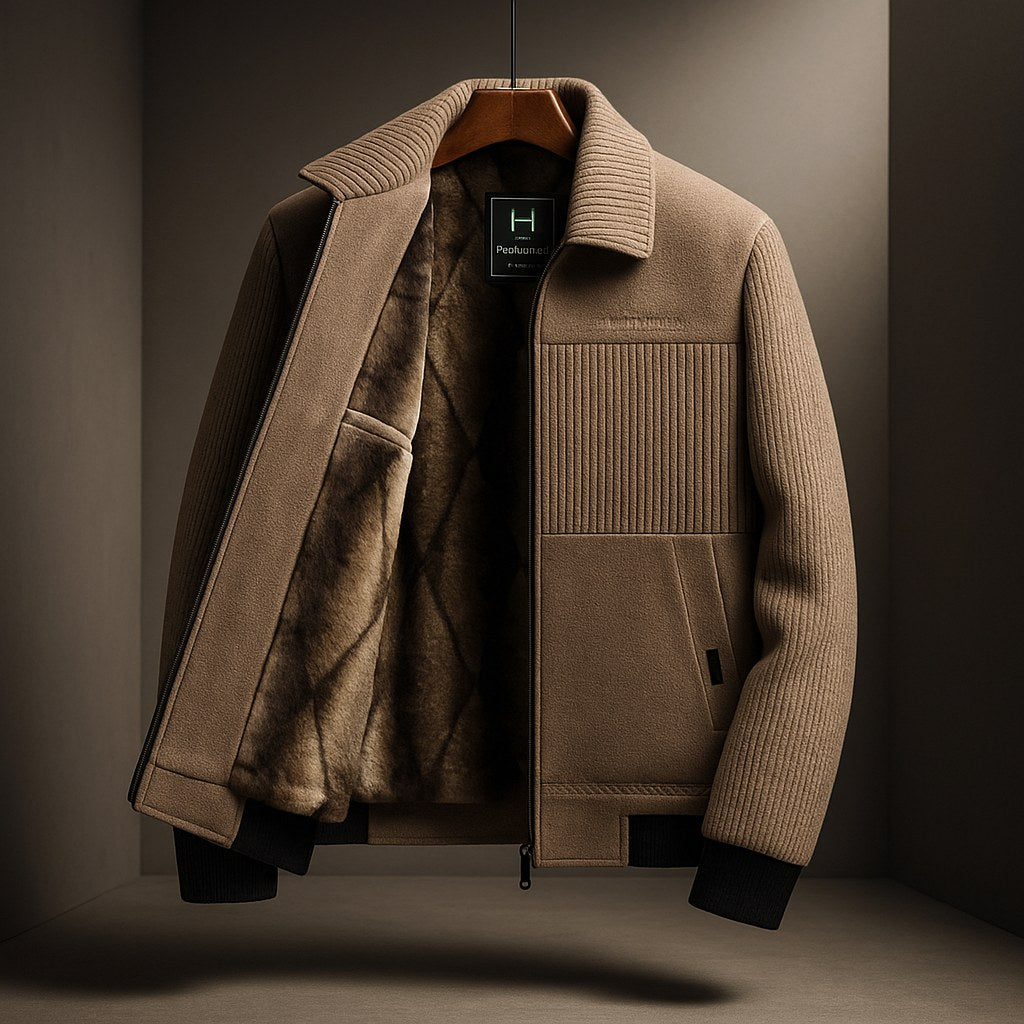 Derek | Men's Fleece Jacket, Lightweight Everyday Jacket | My Sweet Wardrobe