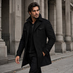 Derek | Women's Tailored Warm Coat, Structured Autumn Coat | Dressific