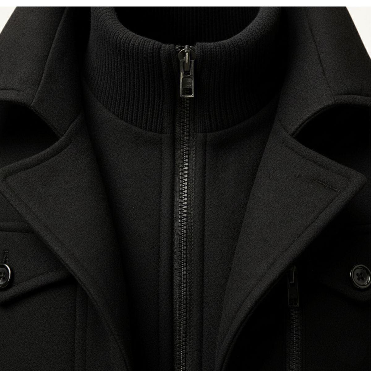 Derek | Women's Tailored Warm Coat, Structured Autumn Coat | Dressific | Gray