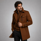 Derek | Women's Tailored Warm Coat, Structured Autumn Coat | Dressific