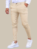 Desmond | Men's Skinny-Fit Stretch Chinos, Contemporary Tapered Trousers | My Sweet Wardrobe
