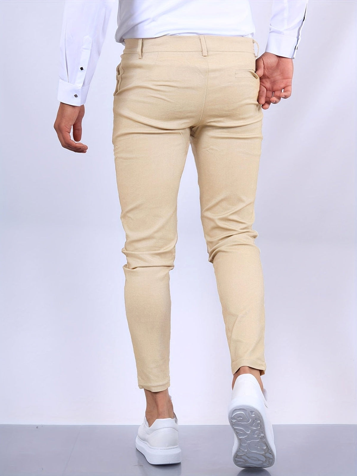 Desmond | Men's Skinny-Fit Stretch Chinos, Contemporary Tapered Trousers | My Sweet Wardrobe