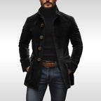 Detlef | Men's Corduroy Jacket with Structured Cut, Classic Autumn Jacket | My Sweet Wardrobe | Grey
