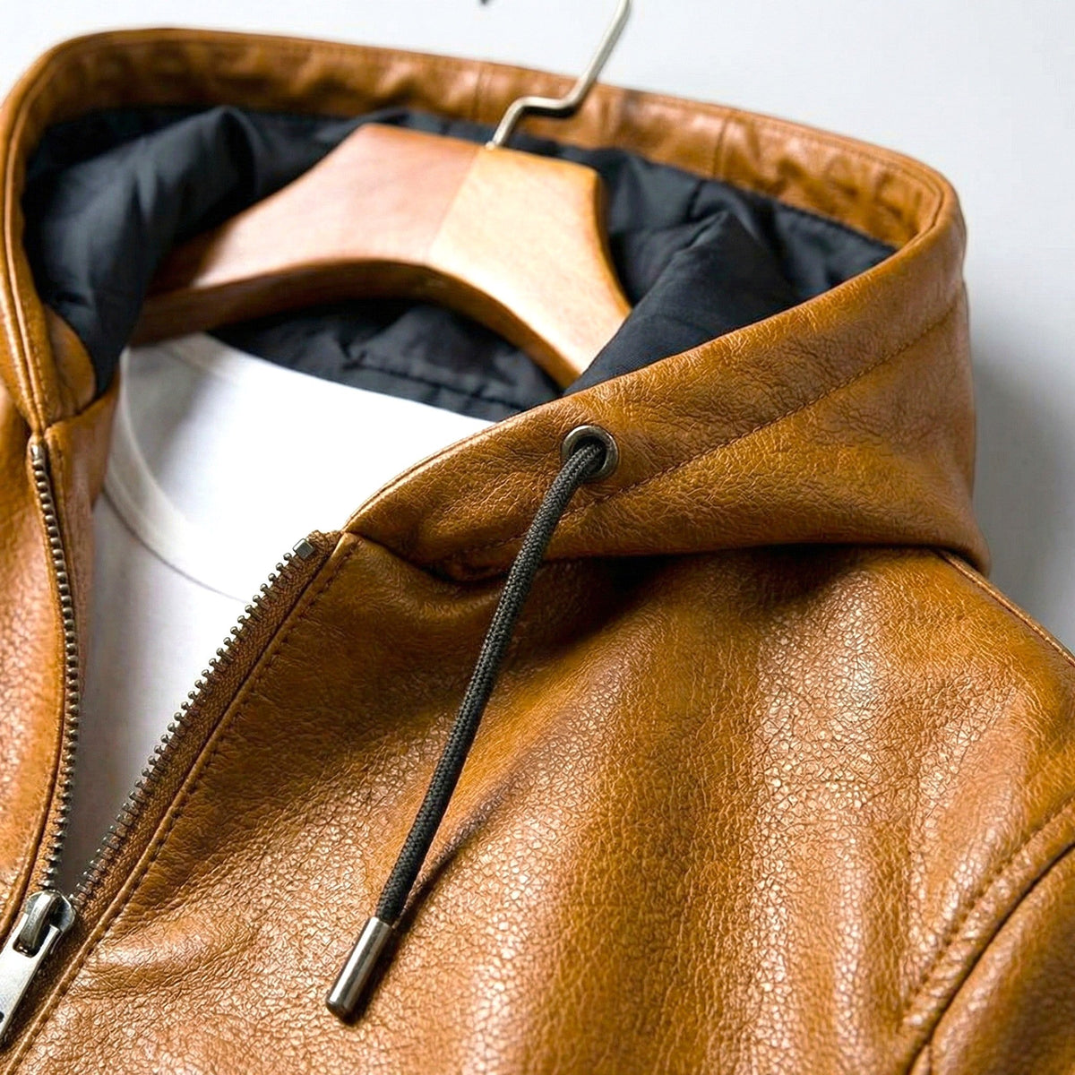 Devin | Men's Hooded Jacket with Clean Lines, Structured Autumn Jacket | My Sweet Wardrobe | Gray