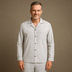 Dieter | Men's Striped Pyjamas with Long Sleeves, Two-Piece Pyjama Set | My Sweet Wardrobe | Bayeux Blue
