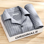 Dieter | Men's Striped Pyjamas with Long Sleeves, Two-Piece Pyjama Set | My Sweet Wardrobe | East Bay