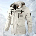 Dirk | Men's Waterproof Outdoor Jacket, Windproof Autumn Jacket | My Sweet Wardrobe | White