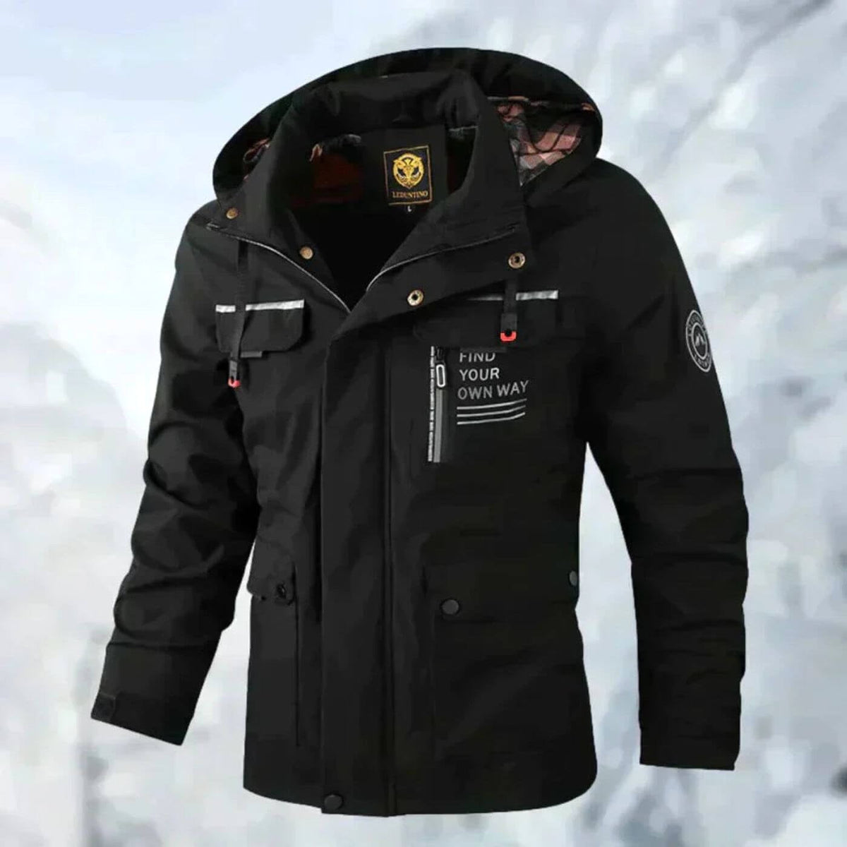 Dirk | Men's Waterproof Outdoor Jacket, Windproof Autumn Jacket | My Sweet Wardrobe | White