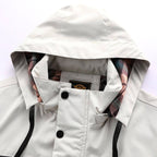 Dirk | Men's Waterproof Outdoor Jacket, Windproof Autumn Jacket | My Sweet Wardrobe | White