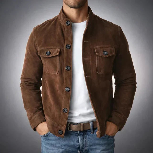 Dominik | Men's Blazer with Structured Cut, Elegant Men's Jacket | My Sweet Wardrobe | Green