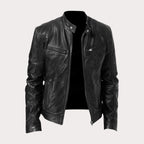 Douglas | Men's Premium Leather Jacket, Classic Tailored Jacket | My Sweet Wardrobe