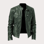 Douglas | Men's Premium Leather Jacket, Classic Tailored Jacket | My Sweet Wardrobe
