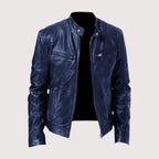 Douglas | Men's Premium Leather Jacket, Classic Tailored Jacket | My Sweet Wardrobe