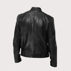 Douglas | Men's Premium Leather Jacket, Classic Tailored Jacket | My Sweet Wardrobe
