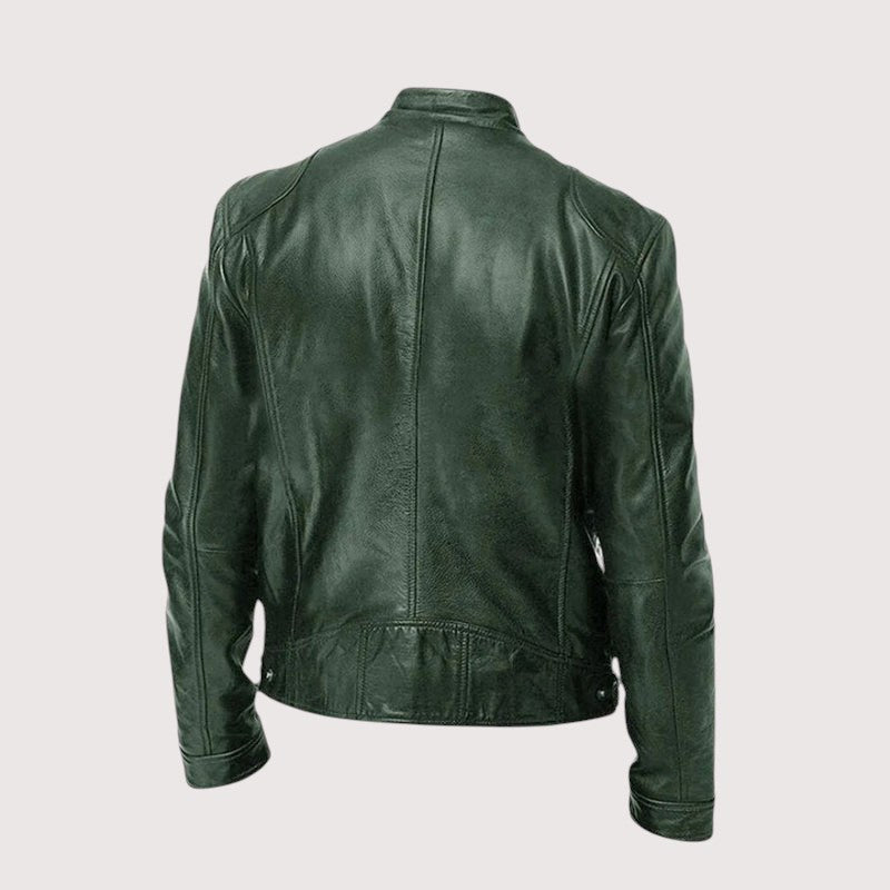 Douglas | Men's Premium Leather Jacket, Classic Tailored Jacket | My Sweet Wardrobe