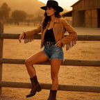 Edith | Women's Leather Cowboy Boots, Western Style Ankle Boots | My Sweet Wardrobe