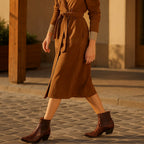 Edith | Women's Leather Cowboy Boots, Western Style Ankle Boots | My Sweet Wardrobe
