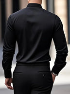 Edward | Men's Long-Sleeved Breathable Shirt, Slim-Fit Smart Shirt | My Sweet Wardrobe