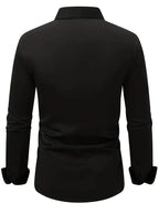Edward | Men's Long-Sleeved Breathable Shirt, Slim-Fit Smart Shirt | My Sweet Wardrobe