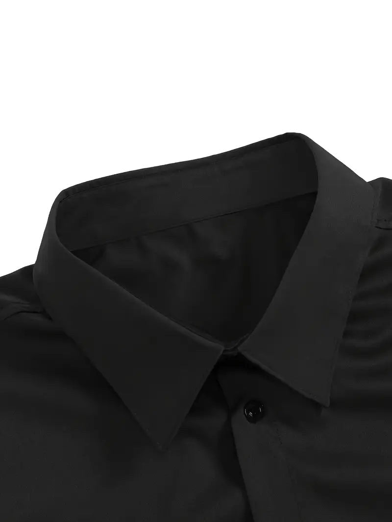 Edward | Men's Long-Sleeved Breathable Shirt, Slim-Fit Smart Shirt | My Sweet Wardrobe