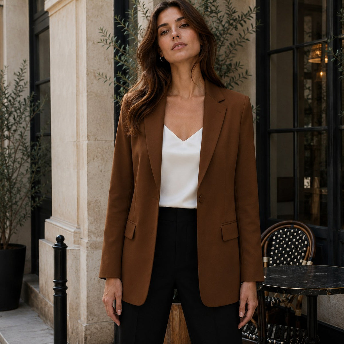 Eliza | Women's Fitted Blazer, Tailored Structured Jacket | My Sweet Wardrobe