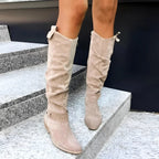 Eliza | Women's Suede-Effect Ankle Boots, Premium Autumn Boots | My Sweet Wardrobe