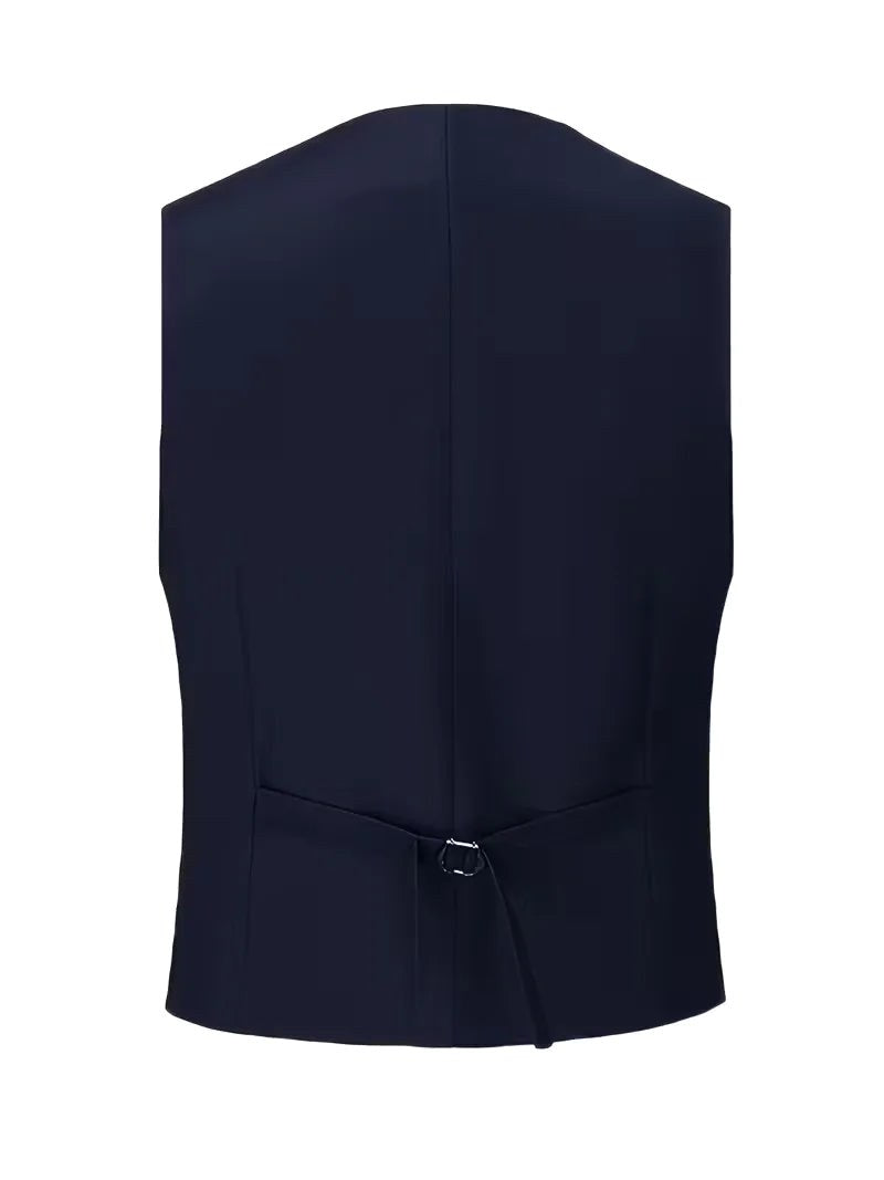 Elliot | Men's Slim-Fit Three-Piece Suit, Double-Breasted Waistcoat Trouser Suit | My Sweet Wardrobe