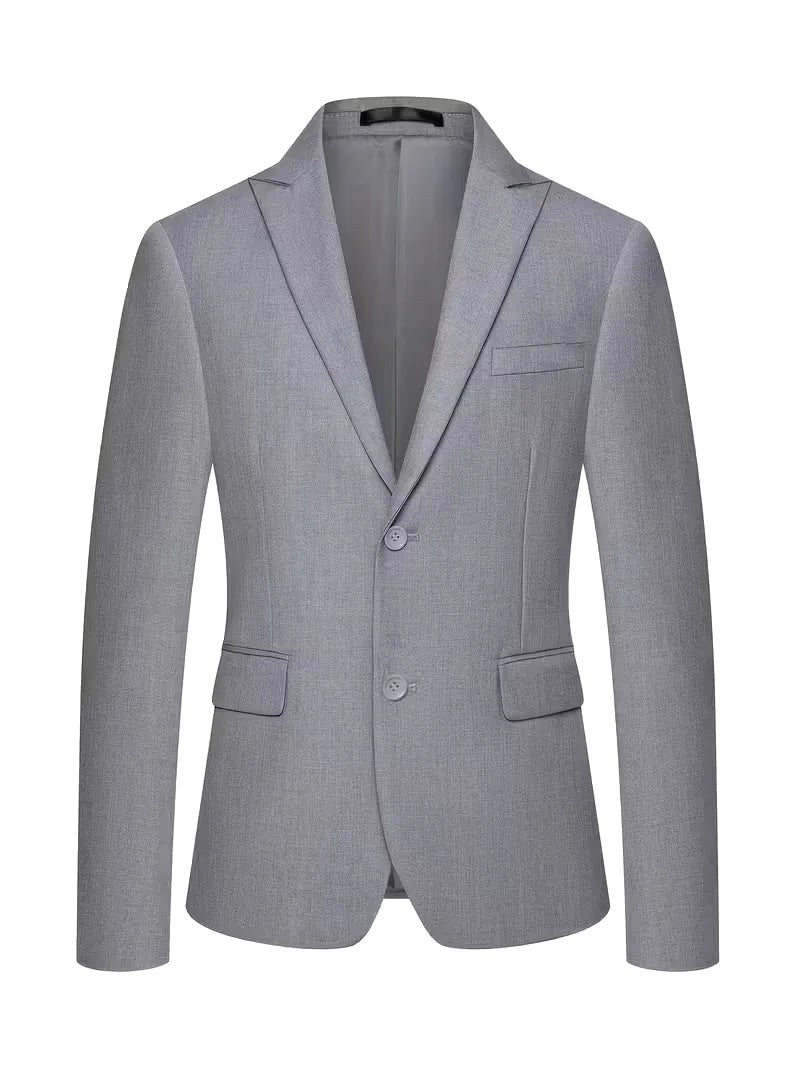 Elliot | Men's Slim-Fit Three-Piece Suit, Double-Breasted Waistcoat Trouser Suit | My Sweet Wardrobe