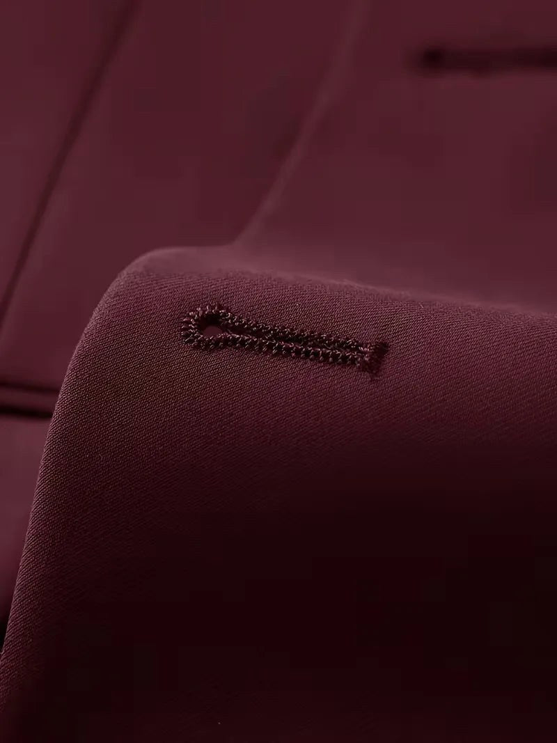 Elliot | Men's Slim-Fit Three-Piece Suit, Double-Breasted Waistcoat Trouser Suit | My Sweet Wardrobe