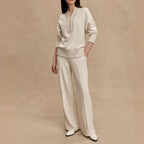 Elodie | Women's Knit Zip-Up Two-Piece Set, Coordinated Lounge Set | My Sweet Wardrobe